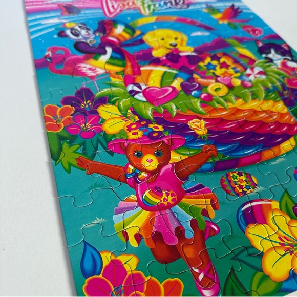 Vintage Lisa Frank Easter 108 Pc Puzzle Bear Dog Panda + Stencils, Kaleidoscope - Picture 7 of 7